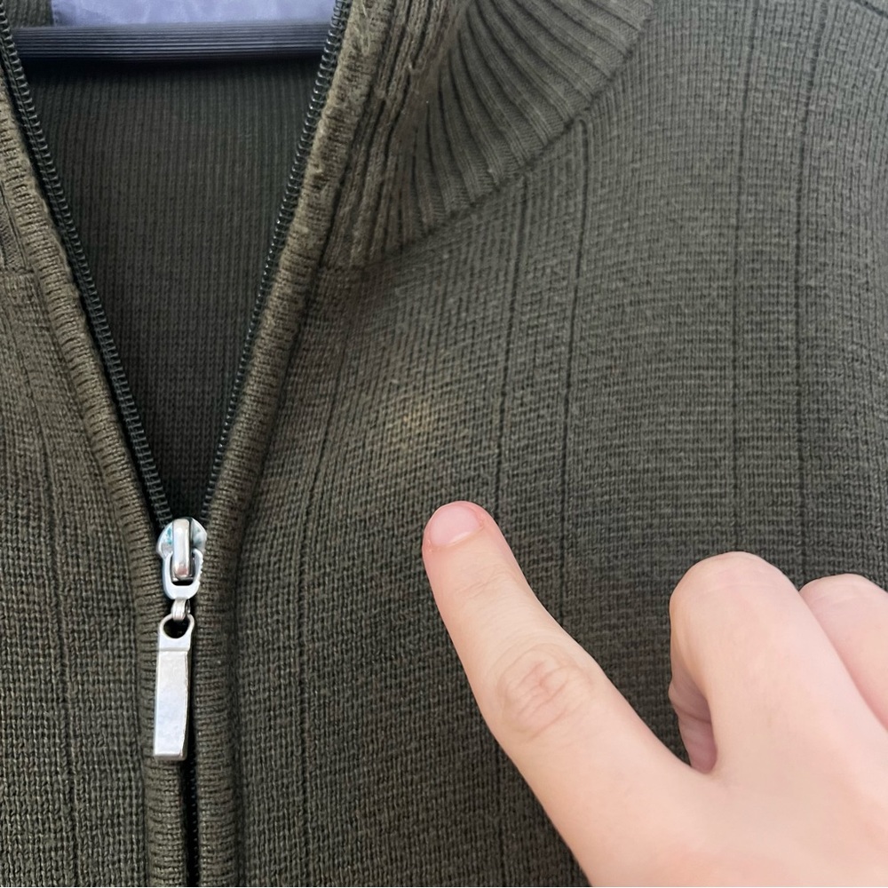 Oscar de la Renta Zip Up Sweater - Picture 4 of 5